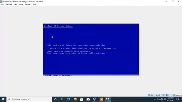 How To Install Windows NT Server 3.5 In VirtualBox смотреть онлайн