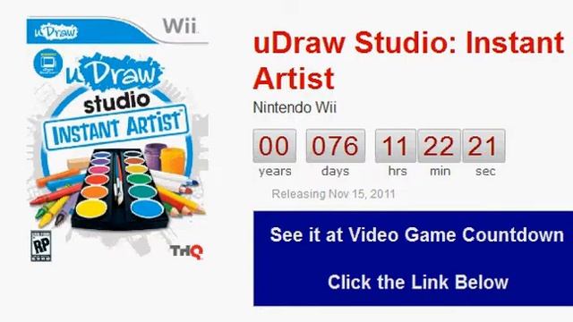 uDraw Studio Instant Artist Wii Countdown смотреть онлайн