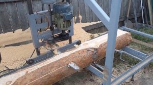 самодельная шинная пилорама