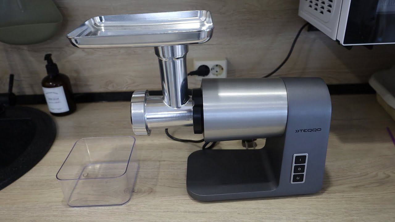 Обзор мясорубки электрической TEQQO Grindmaster смотреть онлайн