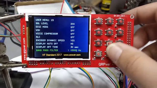 TRX controller QRPver HF Standard in double conversion mode смотреть онлайн