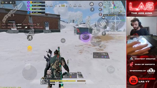 LOTEX LAG INSO RAF FULL TOURNAMENT GAMEPLAY CALL OF DUTY MOBILE 6 FINGERS HANDCAM смотреть онлайн