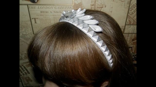 DIY: Часть моих работ Канзаши/фото отчёт) #1 My work Kanzashi in life смотреть онлайн