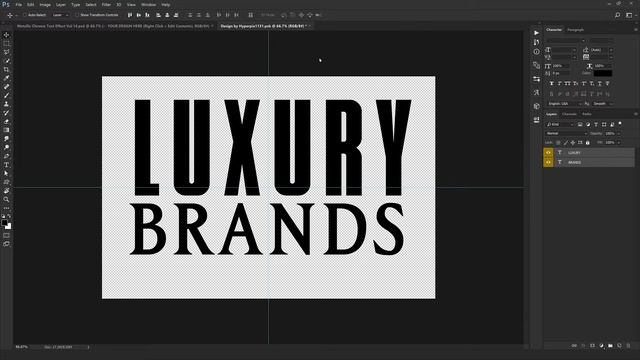 Turn Your Text or Logo Into Chrome Style - Photoshop Text Effect смотреть онлайн