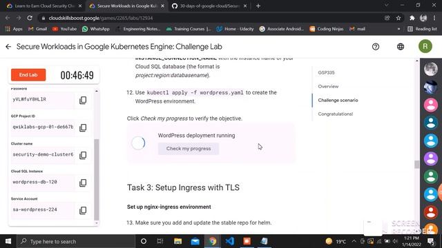 Secure Workloads in Google Kubernetes Engine: Challenge Lab | Qwiklabs GSP335| #LearnToEarn смотреть онлайн
