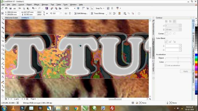 EMBOSSING TEXT ¦ HOW TO ¦ DESIGN IN CORELDRAW ¦ ILLUSTRATION ¦ TUTORIAL ¦ Soft Tuto ¦ смотреть онлайн