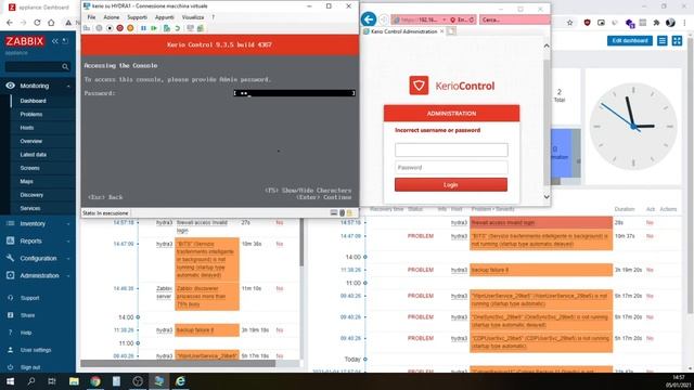 [ MONITORING ] ZABBIX - FIREWALL KERIO CONTROL - LOGIN FAILED ( BRUTEFORCE - ECC ) смотреть онлайн