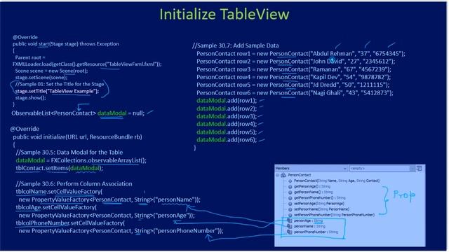 TableView | Part 7 - Initialize TableView | JavaFx GUI Tutorial #43 смотреть онлайн