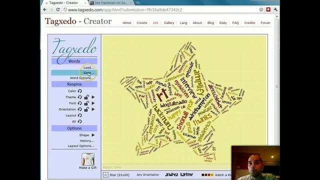 Creating a cool tag cloud and add to Wordpress using Tagxedo смотреть онлайн