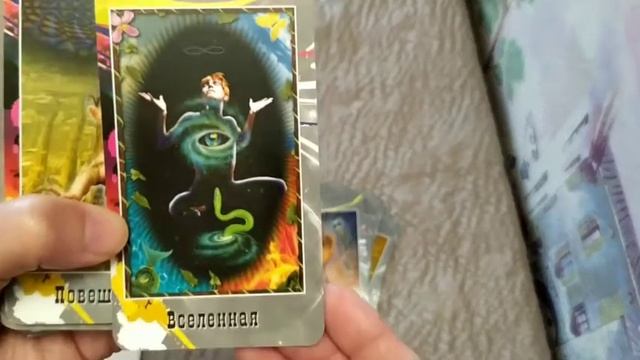 Обзор колоды карт Таро Космического Племени смотреть онлайн