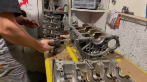 #toyota #celica #1zzfe .Как установить коленвал.Не допусти ошибку. Устраняю #масложер .Часть6