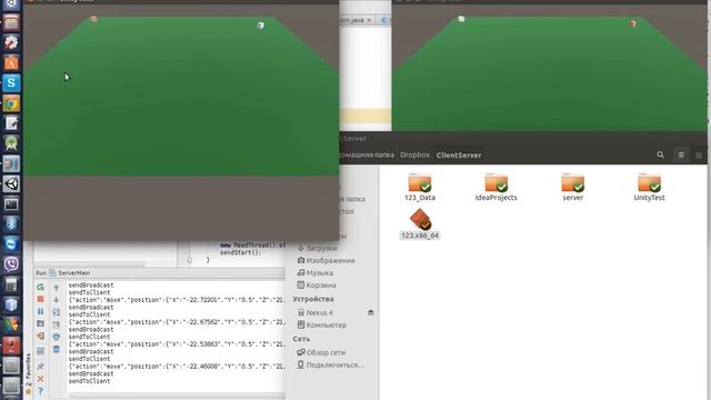 Unity 3d Client, Java Server (Socket) V.2