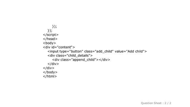 HTML : How to append the data only once using jquery смотреть онлайн