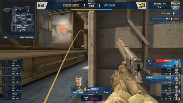 НОВЫЙ СОСТАВ NA'VI JUNIOR УНИЧТОЖАЕТ ПРОТИВНИКОВ! NA'VI vs PROJECT EVERSIO - Wildcard - 1/8 - EDC смотреть онлайн
