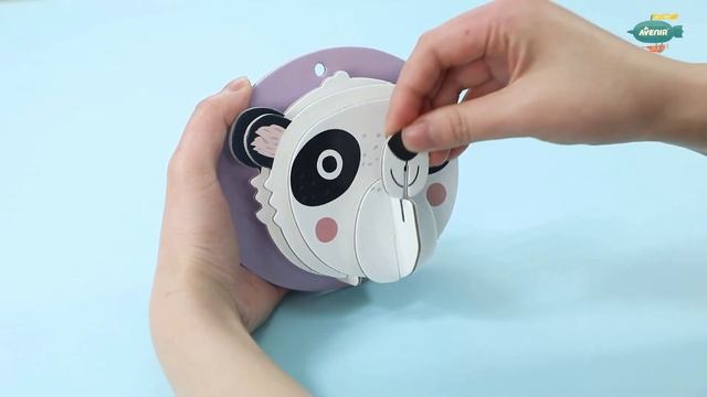 3D Decoration Panda Puzzle PZ205063 How to Make Video смотреть онлайн