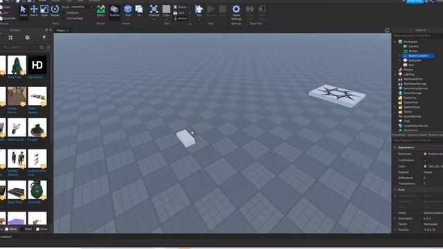 How To Add A Part To Your Game In Roblox Studio 2023 смотреть онлайн