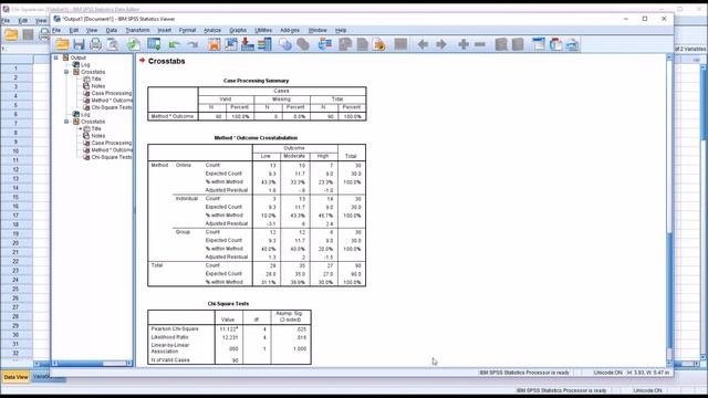 Post Hoc Test after a Chi-Square Test (3 by 3) using SPSS and Excel смотреть онлайн