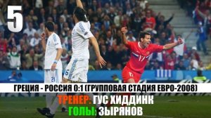 ТОП-10 лучших матчей сборной России