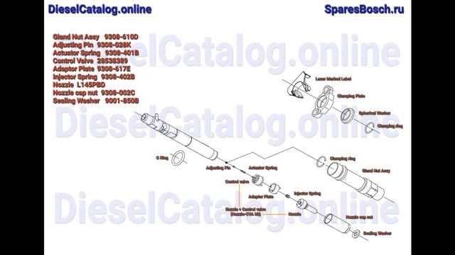 R00403Z Injector Common Rail DELPHI (FORD) смотреть онлайн