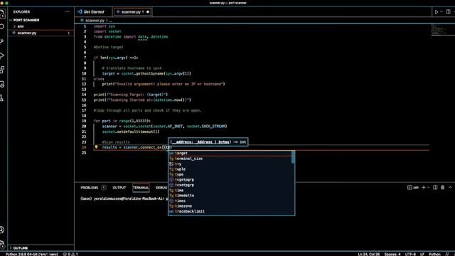 Python Port Scanner смотреть онлайн