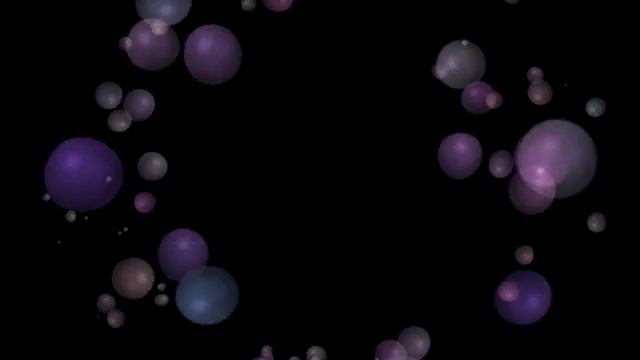 Футаж пузырьки