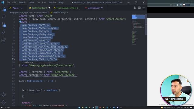 How to use Google Fonts in React Native in Hindi #17 смотреть онлайн