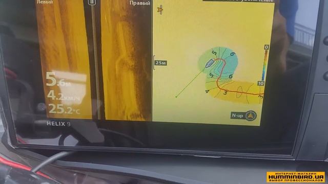 Технология Auto Chart Live в эхолотах Humminbird Helix 9-12 смотреть онлайн