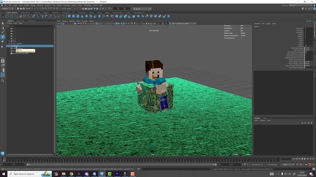 Create a 3D Minecraft Steve illustration from scratch (For beginners!) смотреть онлайн