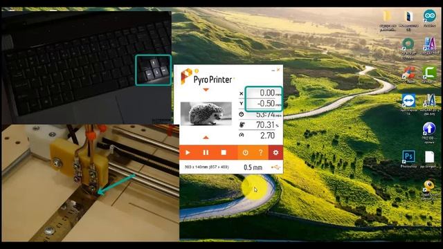 Обзор станка ЧПУ выжигателя Пиропринтер 3 смотреть онлайн