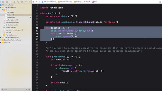 Swift Design Patterns (Object Pool) смотреть онлайн