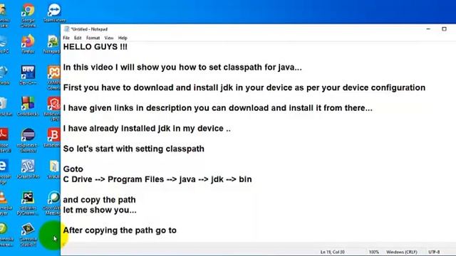 How to set classpath for Java || Setting classpath in Java ~ Easy Programming Tutorials смотреть онлайн