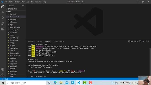 #29. Template dan instalasi Pug Node.js смотреть онлайн