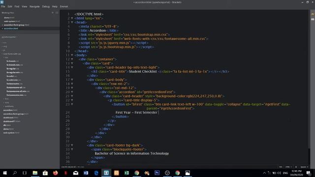 HOW TO USE ACCORDION CLASS FROM BOOTSTRAP PLUS JQUERY - P3 смотреть онлайн