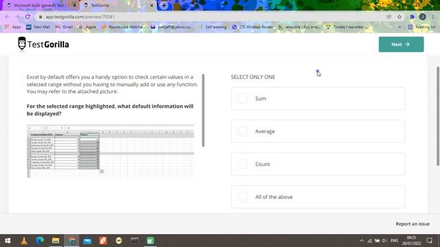 Gorilla Test Practice 2022