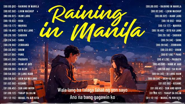 Raining in Manila 🎵 Chill OPM Love Songs With Lyrics 2024 🎧Top Trending Tagalog Songs Playlist смотреть онлайн
