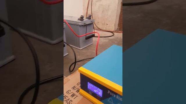 เครื่องสำรองไฟบ่อปลา LI-500W 12V ทดสอบกับปั๊มลม RESUN 100W