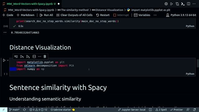 Understanding Word Vectors usage with Spacy | Calculate Word and Sentence Similarity | NLP смотреть онлайн