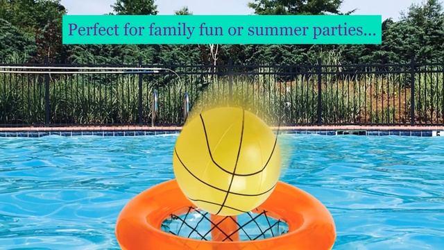 How To Unlock Hours of Fun In The Pool with the Inflatable Pool Basketball Set смотреть онлайн