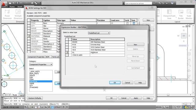 Associative and BOM - AutoCAD Mechanical 2011 смотреть онлайн