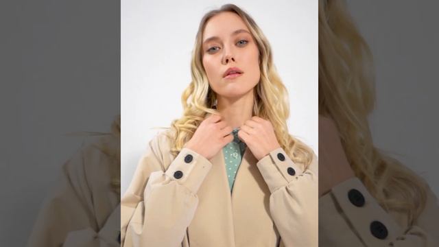 Плащ женский HOOPS. Артикул 31872 - бежевый