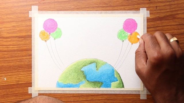 Children's day easy drawing / Happy Children's day drawing for competition / Children's day poster смотреть онлайн
