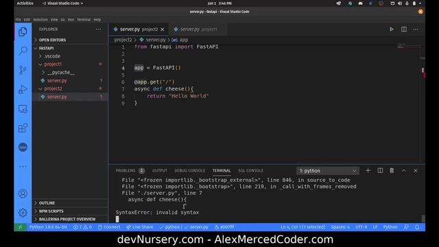 AM Coder - Introduction to Python/FastAPI смотреть онлайн