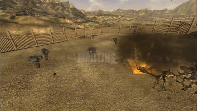 Legendary Deathclaws vs 8 010011110110111001100101 | Fallout New Vegas npc battle смотреть онлайн