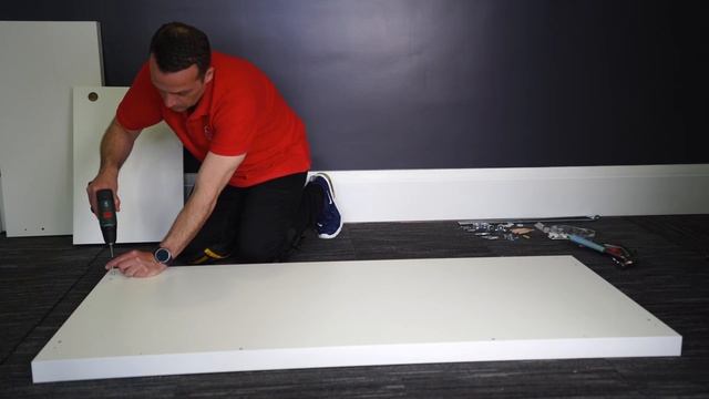 Ikea MALM Desk with pull out panel Assembly instructions смотреть онлайн