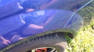 Состояние лака на литом диске после нанесения без растворителей через год