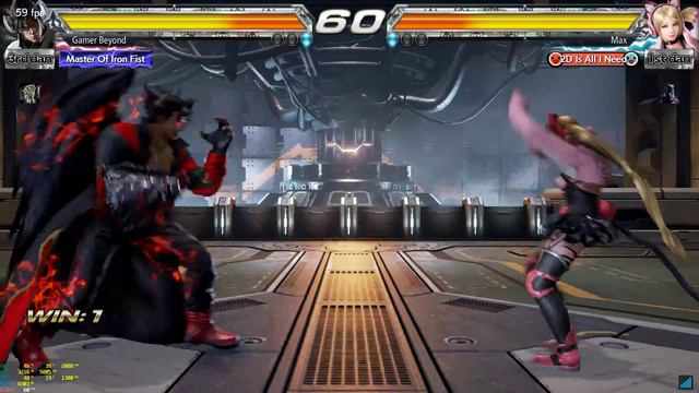 Tekken 7 Devil Jin Vs Lucky Chloe Ranked PC 60FPS смотреть онлайн