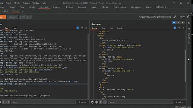 File Upload MIME Type Root Me CTF