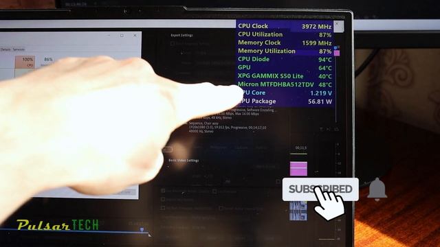LENOVO LEGION 5 15ACH6H TEMPERATURE TEST WITH ADATA XPG GAMMIX S50 LITE смотреть онлайн