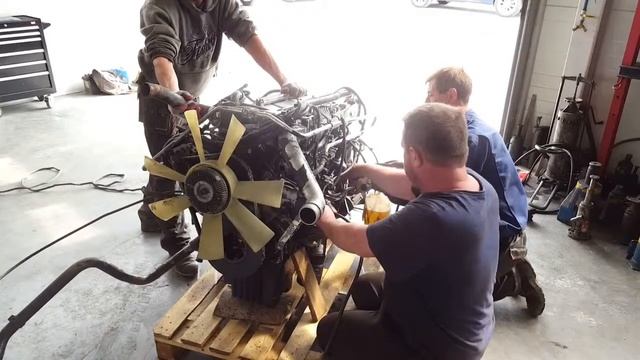 Запуск снятого мотора MAN D0826LF25 dvs39.ru смотреть онлайн