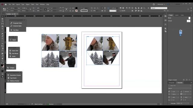 Функция Paste Into, или аналог коллажирования в фотошопе смотреть онлайн